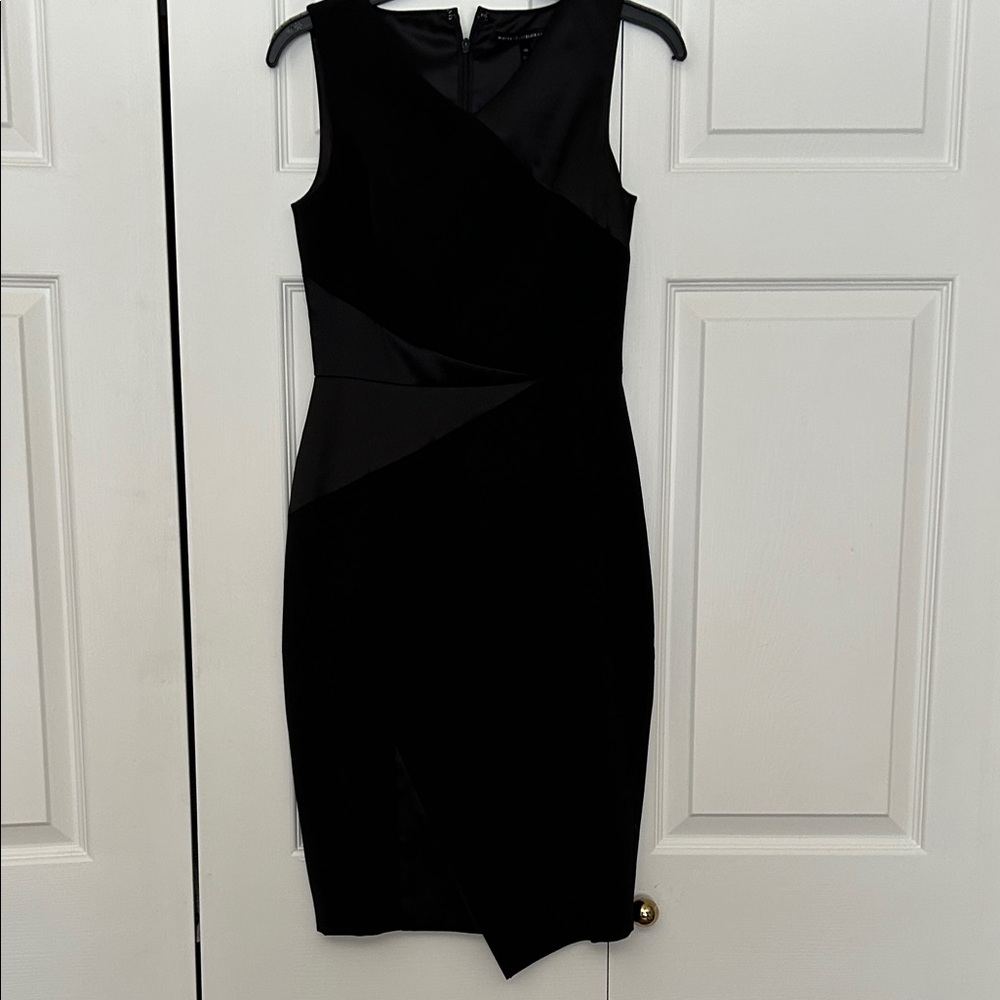 White House Black Market Black Midi Dress